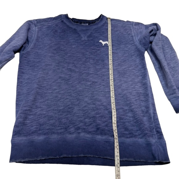 Victoria's Secret PINK Long Sleeve Crew Neck Blue Sweatshirt Size XS - Picture 9 of 9